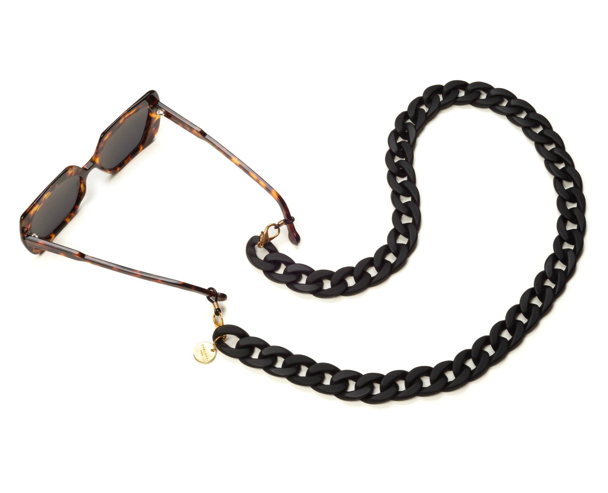 Chaine de Lunettes de Soleil Noire CARLOTTI CARLOTTI
